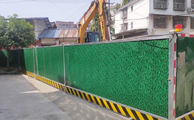資陽建筑工地圍擋成效